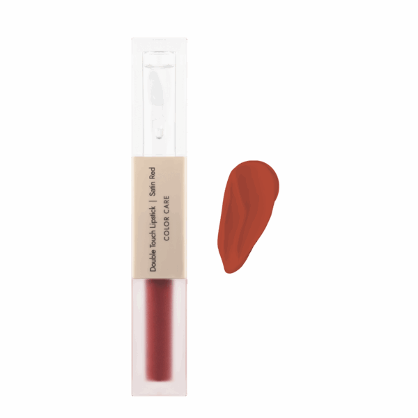 Double Touch Lipstick | Satin Red 2x1,72ml